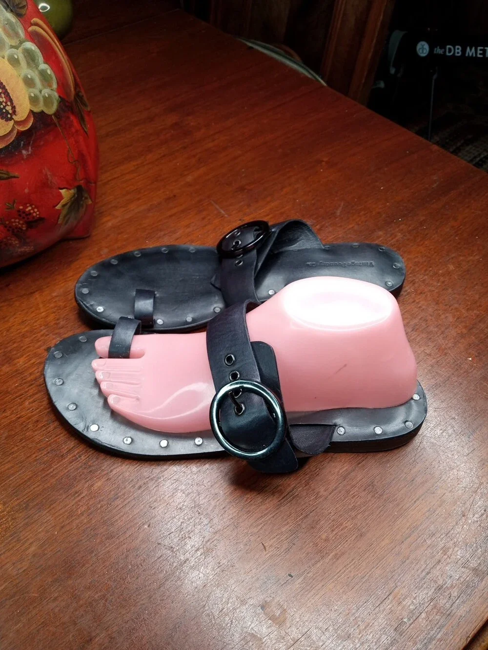 Vintage Foundry Co. VFL241 Women’s Black Indian Sandal • India • Sz 9 Est 2014